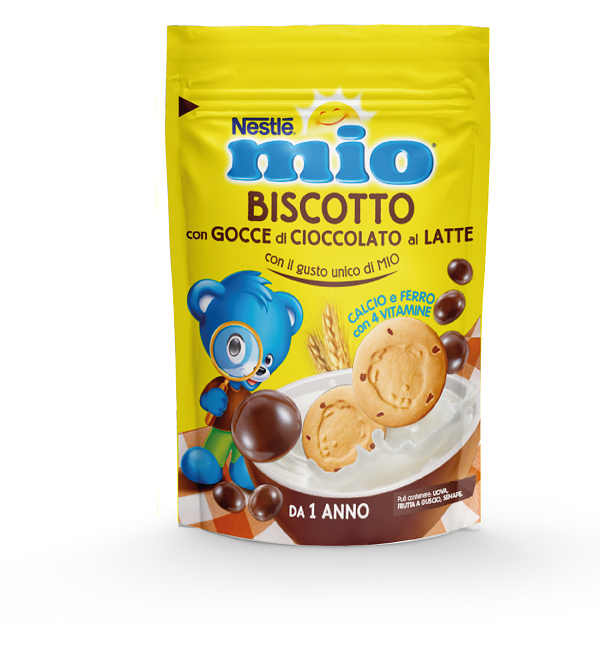 MIO BISCOTTO GOCCE CIOCCOLATO AL LATTE 150 G - Farma Nice