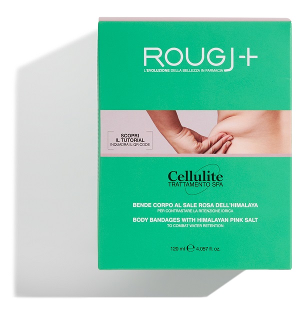 ROUGJ CELLULITE TRATTAMENTO SPA BENDE CORPO AL SALE ROSA DELL'HIMALAYA 2 PEZZI 120 ML - Farma Nice