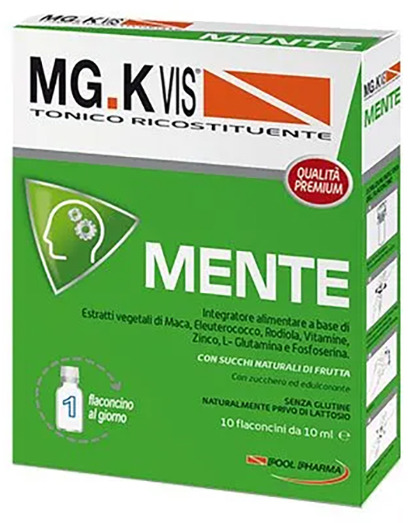 MGK VIS TONICO RICOSTITUENTE MENTE 10 FLACONCINI DA 10 ML - Farma Nice