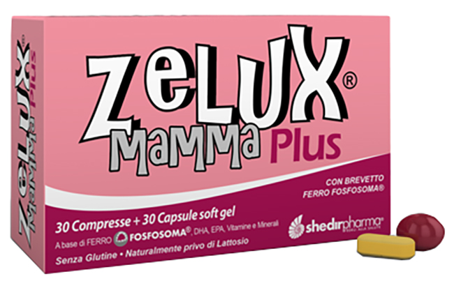 ZELUX MAMMA PLUS 30 COMPRESSE + 30 CAPSULE SOFT GEL - Farma Nice