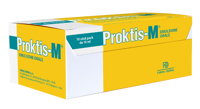 PROKTIS-M EMULSIONE ORALE 10 STICK DA 10 ML - Farma Nice