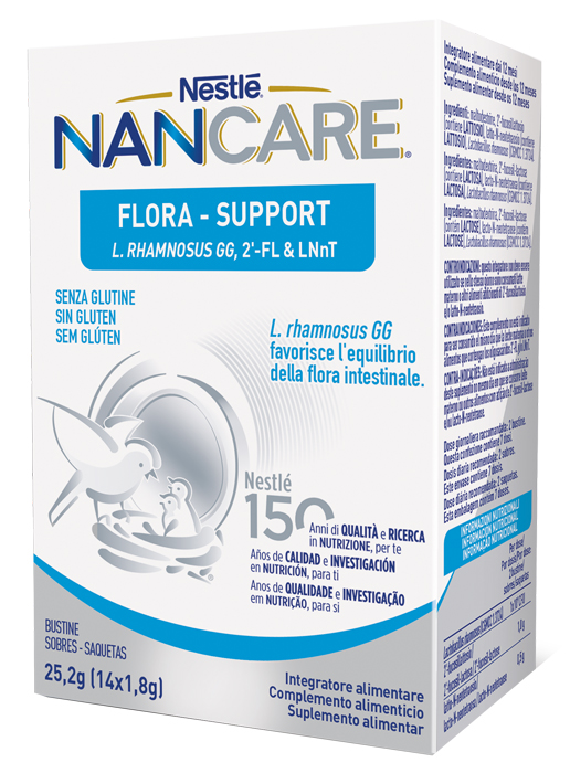 NESTLE' NANCARE FLORA SUPPORT 14 BUSTINE - Farma Nice