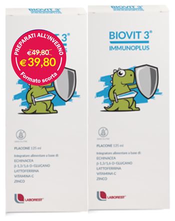BIOVIT 3 IMMUNOPLUS MULTIPACK 125 ML X 2 - Farma Nice