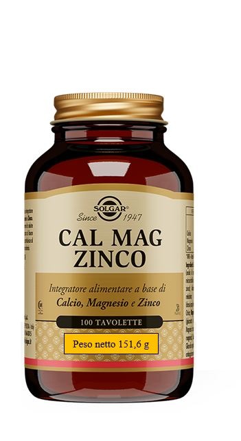 CAL MAG ZINCO 100 TAVOLETTE - Farma Nice