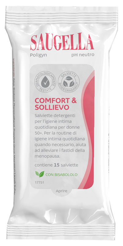 SAUGELLA POLIGYN SALVIETTINE 15 PEZZI - Farma Nice