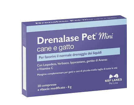 DRENALASE PET MINI CANE GATTO 20 COMPRESSE - Farma Nice