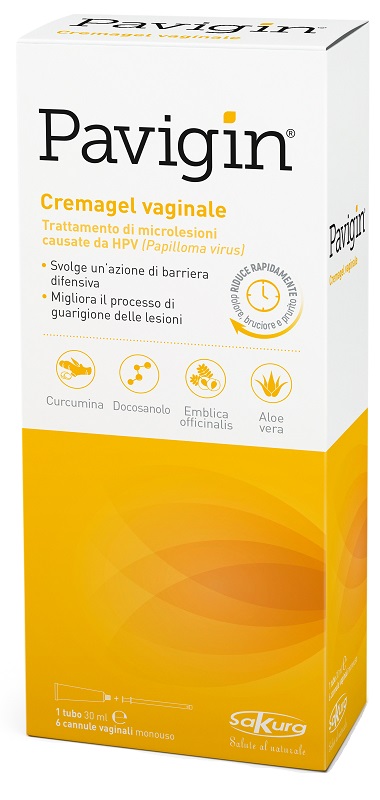 PAVIGIN CREMAGEL VAGINALE 30 ML CON 6 CANNULE VAGINALI MONOUSO - Farma Nice