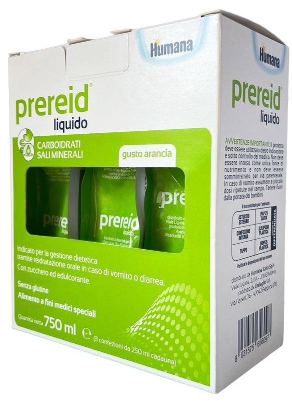 PREREID LIQUIDO 3 PEZZI DA 250 ML HUMANA - Farma Nice