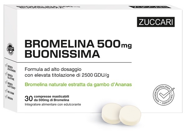 BROMELINA 500 BUONISSIMA 30 COMPRESSE - Farma Nice