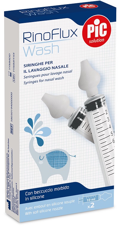 RINOFLUX WASH SIRINGHE LAVAGGIO NASALE 2 PEZZI - Farma Nice