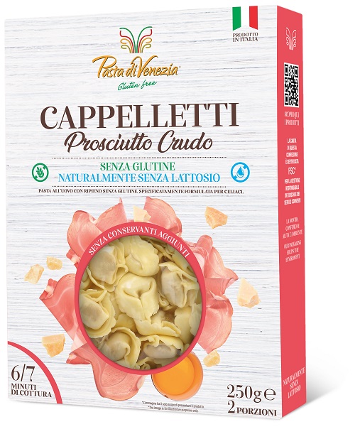 PASTA DI VENEZIA CAPPELLETTI AL CRUDO SENZA GLUTINE STAB 250 G - Farma Nice