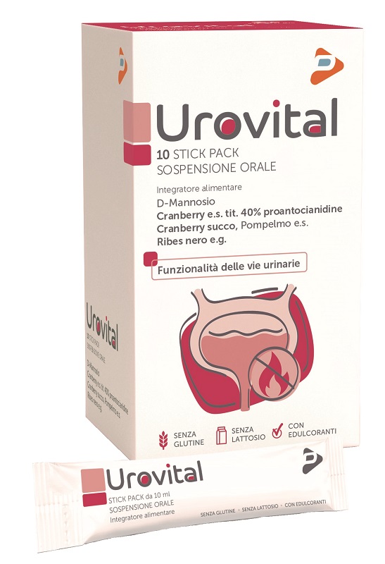 UROVITAL 10 STICK PACK DA 10 ML - Farma Nice