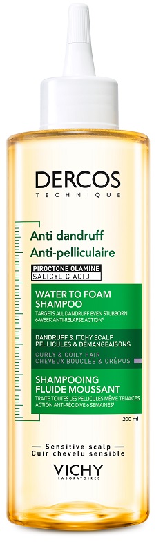 DERCOS TECHNIQUE SHAMPOO ANTI DANDRUFF ACQUA MOUSSE 200 ML - Farma Nice