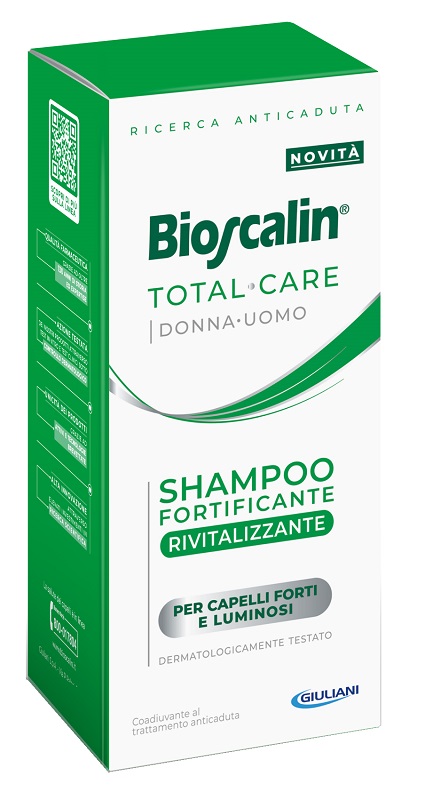 BIOSCALIN TOTAL CARE SHAMPOO FORTIFICANTE RIVITALIZZANTE 200 ML - Farma Nice