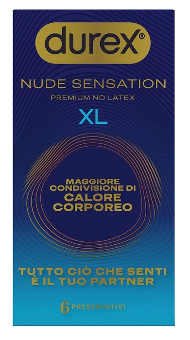 PRESERVATIVO DUREX NUDE SENSATION XL 6 PEZZI - Farma Nice