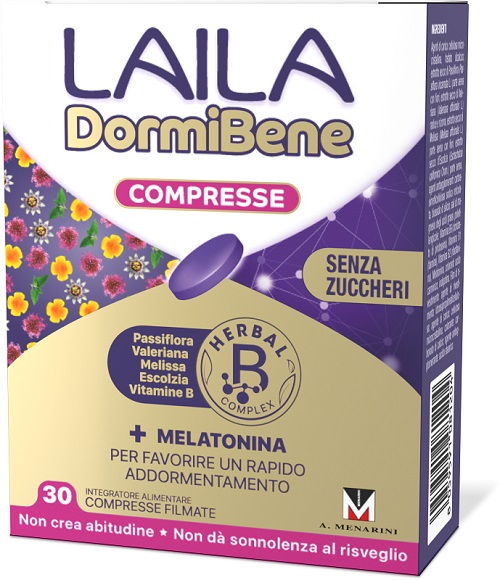 LAILA DORMIBENE 30 COMPRESSE - Farma Nice
