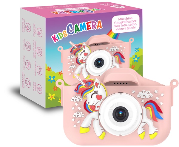 KIDS CAMERA FIOCCO L'UNICORNO - Farma Nice