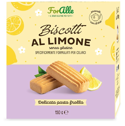 FORALLE BISCOTTI LIMONE 150 G - Farma Nice
