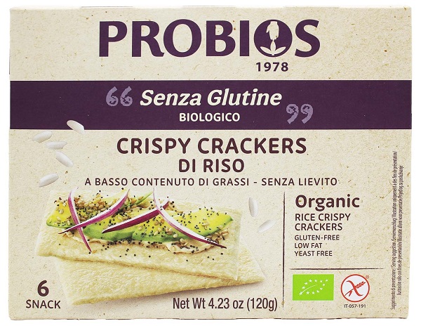 CRISPY CRACKERS RISO 6 PEZZI DA 20 G - Farma Nice