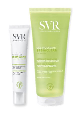 SEBIACLEAR SET ACTIVE GEL 40 ML + GEL MOUSSANT 200 ML - Farma Nice