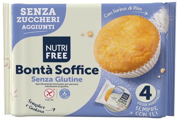 NUTRIFREE BONTA' SOFFICE SENZA ZUCCHERI AGGIUNTI 4 PEZZI DA 35 G - Farma Nice