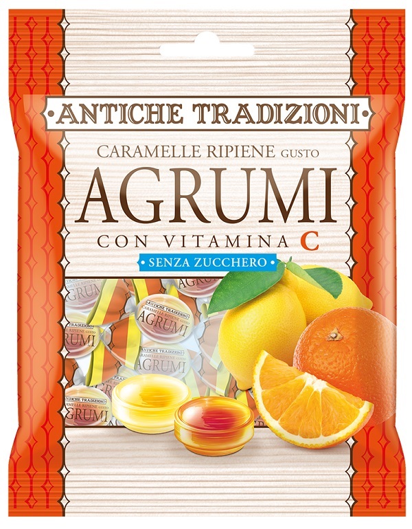 ANTICHE TRADIZIONI CARAMELLE RIPIENE AGRUMI 60 G - Farma Nice