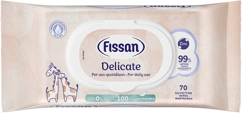 FISSAN SALVIETTE DELICATE NEW 70 PEZZI - Farma Nice