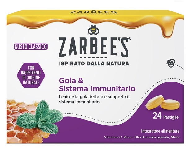 ZARBEE'S GOLA & SISTEMA IMMUNITARIO 24 PASTIGLIE - Farma Nice