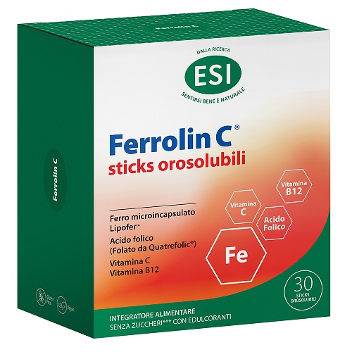 ESI FERROLIN C 30 STICK OROSOLUBILI - Farma Nice