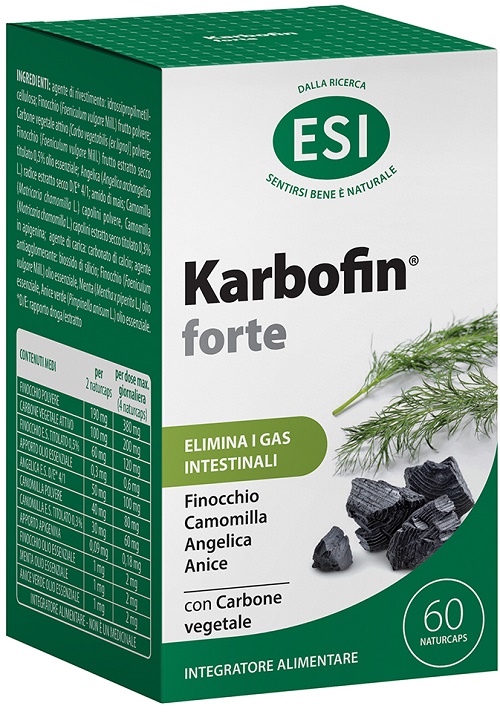 ESI KARBOFIN FORTE 60 NATURCAPS - Farma Nice