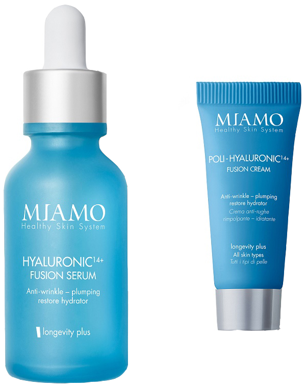 MIAMO HYALURONIC14+FUSION SERUM BUNDLE SERUM 30 ML + CREAM 5 ML - Farma Nice