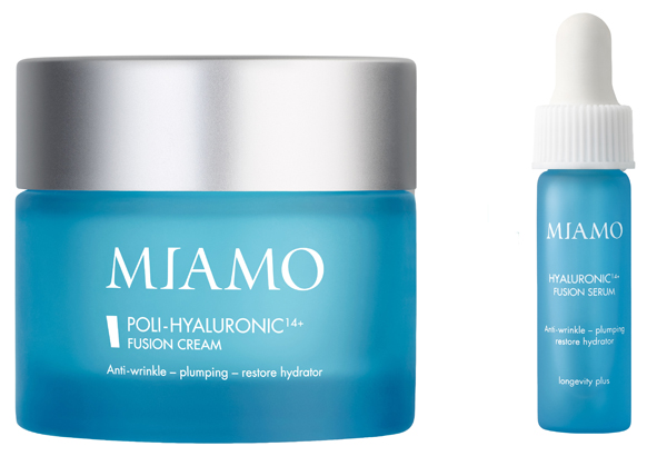 MIAMO POLI HYALURONIC14+ FUSION CREAM BUNDLE CREAM 50 ML + SERUM 4 ML - Farma Nice