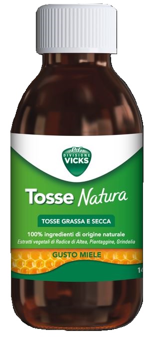VICKS TOSSE NATURA TOSSE GRASSA E SECCA GUSTO MIELE 140 ML - Farma Nice