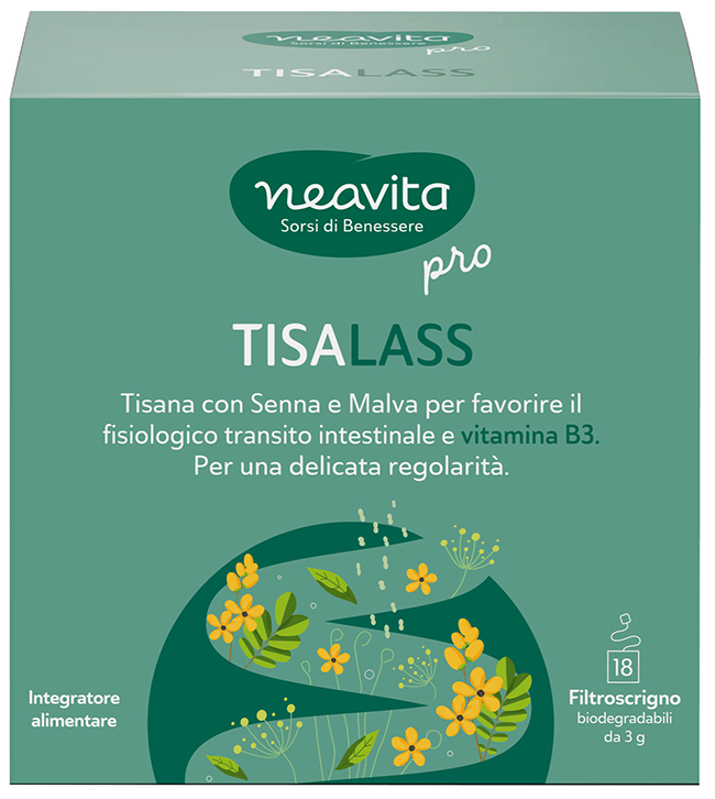 NEAVITA FILTROSCRIGNO TISALASS SENNA MALVA VITAMINA B3 5 FILTRI - Farma Nice