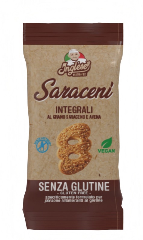 INGLESE SARACENI INTEGRALI AL GRANO SARACENO E AVENA 28 G - Farma Nice