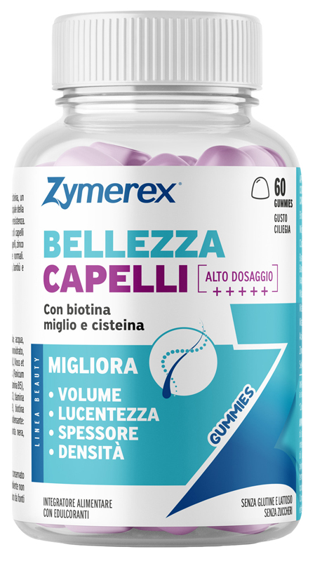 ZYMEREX GUM BELLEZZA CAPELLI 60 GOMMOSE - Farma Nice