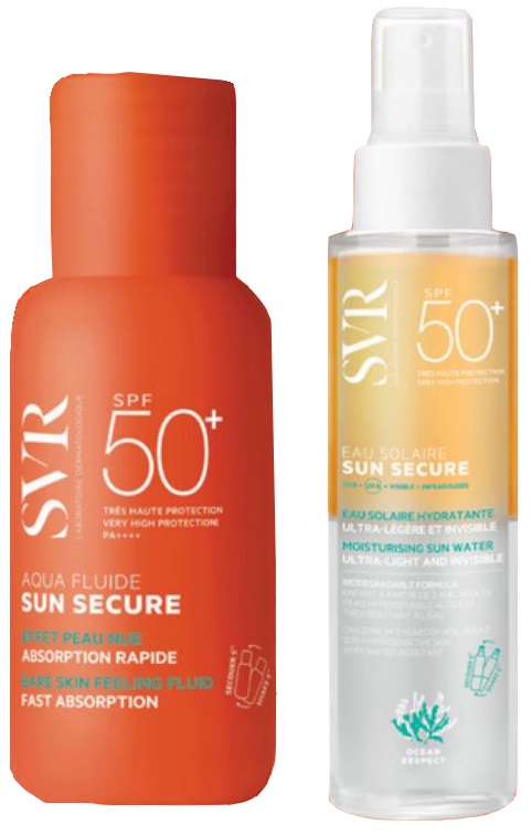 SUN SECURE SUMMER SET 2026 CON AQUA FLUIDE PROTEZIONE VISO 50 ML + EAU SOLAIRE PROTEZIONE CORPO 100 ML - Farma Nice