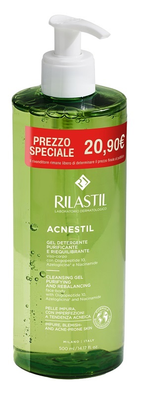 RILASTIL ACNESTIL GEL DETERGENTE 500 ML SPECIAL PRICE - Farma Nice