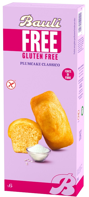 BAULI FREE PLUMCAKE CLASSICO 6 PEZZI DA 35 G - Farma Nice