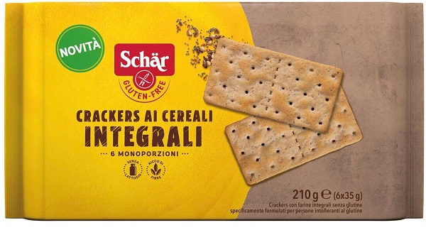 SCHAR CRACKERS CEREALI INTEGRALI 6 PEZZI DA 35 G - Farma Nice