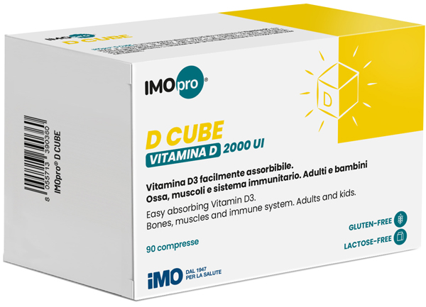 IMOPRO D CUBE 90 COMPRESSE 600 MG - Farma Nice