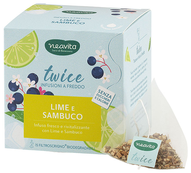 NEAVITA INFUSO TWICE LIME SAMBUCO 15 FILTRI - Farma Nice