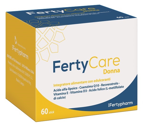 FERTYCARE 60 STICK DA 2 G CON EDULCORANTI SENZA GLUTINE SENZA LATTOSIO SENZA ZUCCHERO - Farma Nice