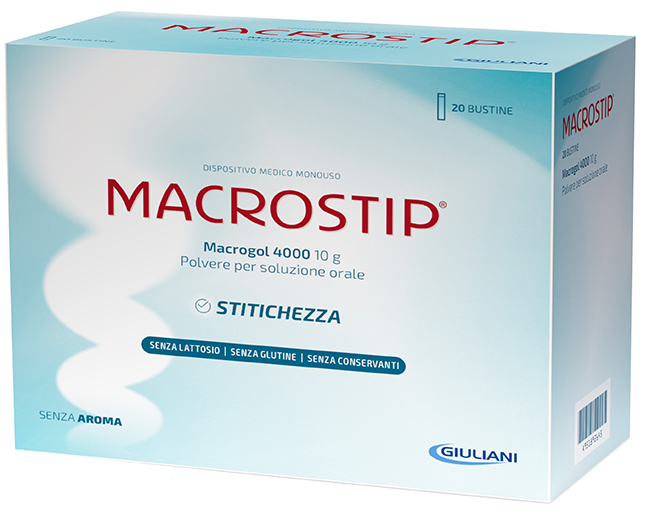 MACROSTIP 20 BUSTINE 10 G SENZA GLUTINE SENZA LATTOSIO - Farma Nice