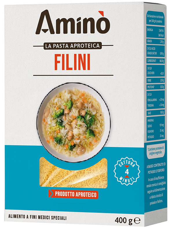 AMINO' PASTA APROTEICA FILINI 400 G - Farma Nice