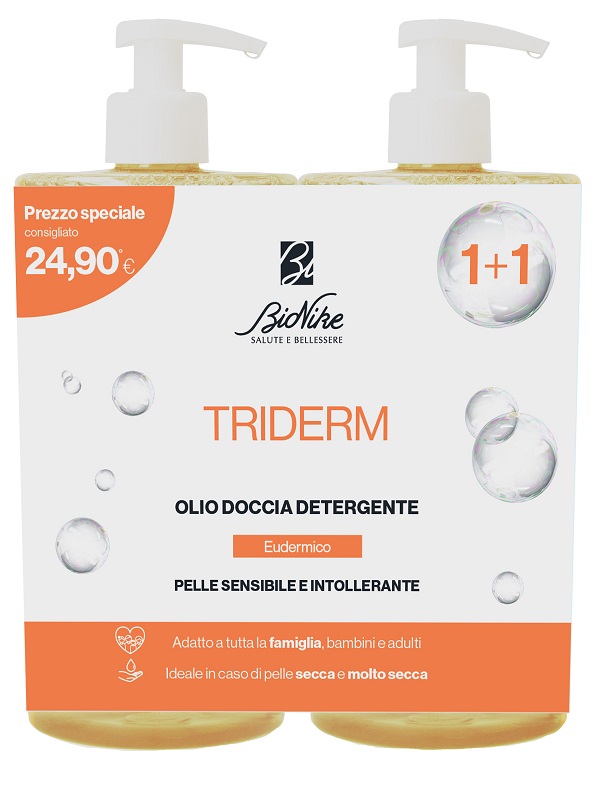 TRIDERM BIPACK OLIO DOCCIA DETERGENTE 750 ML - Farma Nice