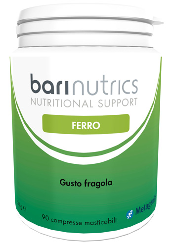 BARINUTRICS FERRO FRAGOLA ITA 90 COMPRESSE - Farma Nice