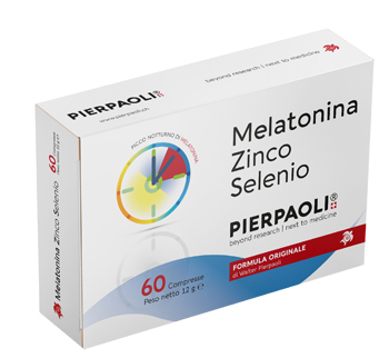 MELATONINA ZINCO SELENIO PIERPAOLI 60 COMPRESSE - Farma Nice