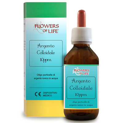 ARGENTO COLLOIDALE 10PPM 100 ML FLOWERS OF LIFE - Farma Nice