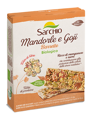 BARRETTE MANDORLE E GOJI 4X20 G - Farma Nice